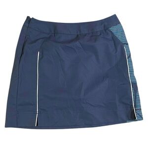 Adidas Womens Skort Skirt Clima-cool Size 0 Side Zip Cornflower Blue golf tennis